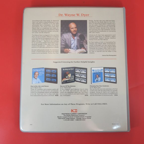 Dr. Wayne Dyer 1986 WHAT DO YOU REALLY WANT FOR YOUR CHILDREN 6 Cassette Tape - Picture 2 of 6
